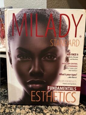 MILADY®️ STANDARD FUNDAMENTAL ESTHETICS HARD COVER BOOK | USED COPY